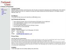 Tablet Screenshot of nationalglassinc.com